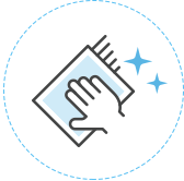 クリーニングの技術力